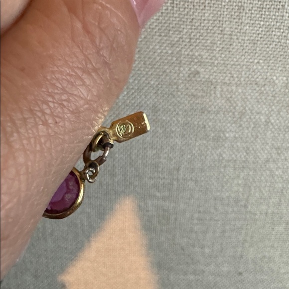 Swarovski Jewel Tone Crystal Bezel Link Necklace - Picture 2 of 3